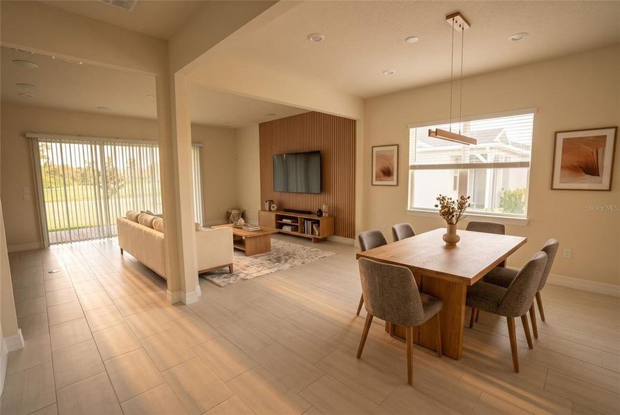 Furnished interior view inside a new home in Parkview Reserve, Orlando (Image 6).