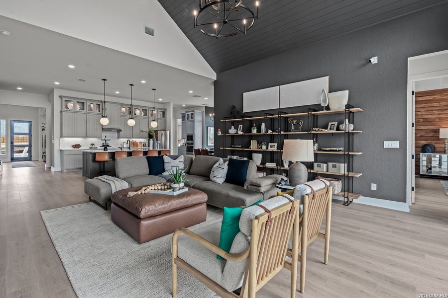 Furnished interior view inside a new home in Esperanza, Boerne (Image 22). Furnished interior view inside a new home in Esperanza, Boerne (Image 22).