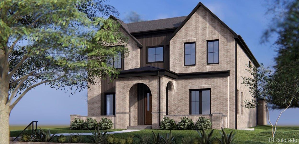 Front exterior of a new home in , Denver, CO, highlighting curb appeal (Image 2). Front exterior of a new home in , Denver, CO, highlighting curb appeal (Image 2).