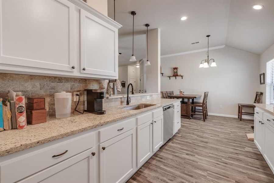 Furnished interior view inside a new home in , Abilene (Image 7).