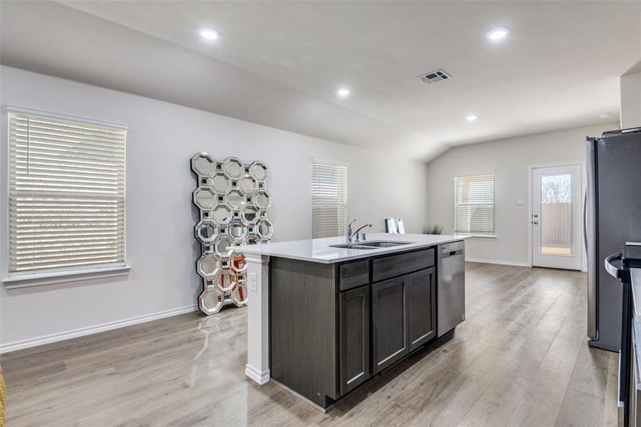 Furnished interior view inside a new home in Wildcat Ranch, Crandall (Image 11).