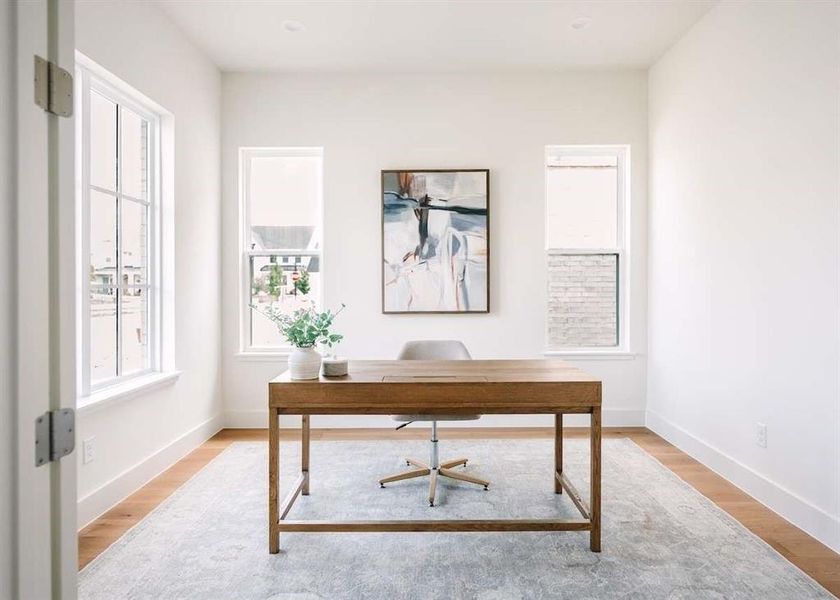 Furnished interior view inside a new home in , Aledo (Image 7).