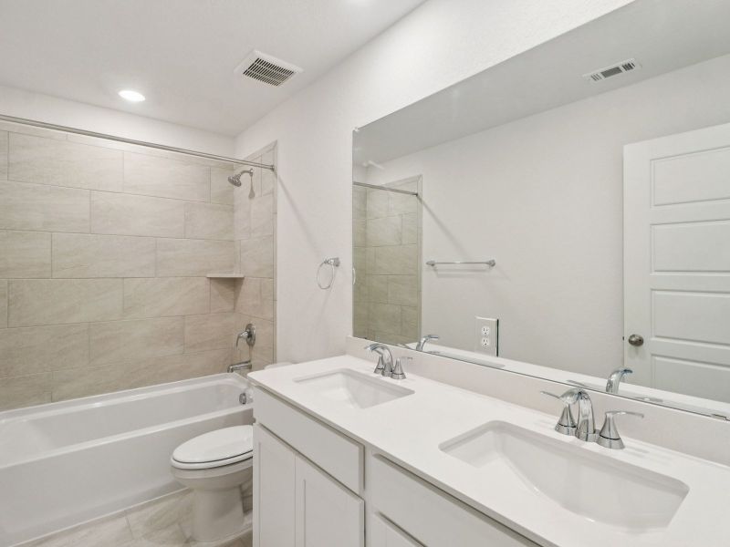 Furnished interior view inside a new home in Arcadia Ridge - Premier Series, San Antonio (Image 8).