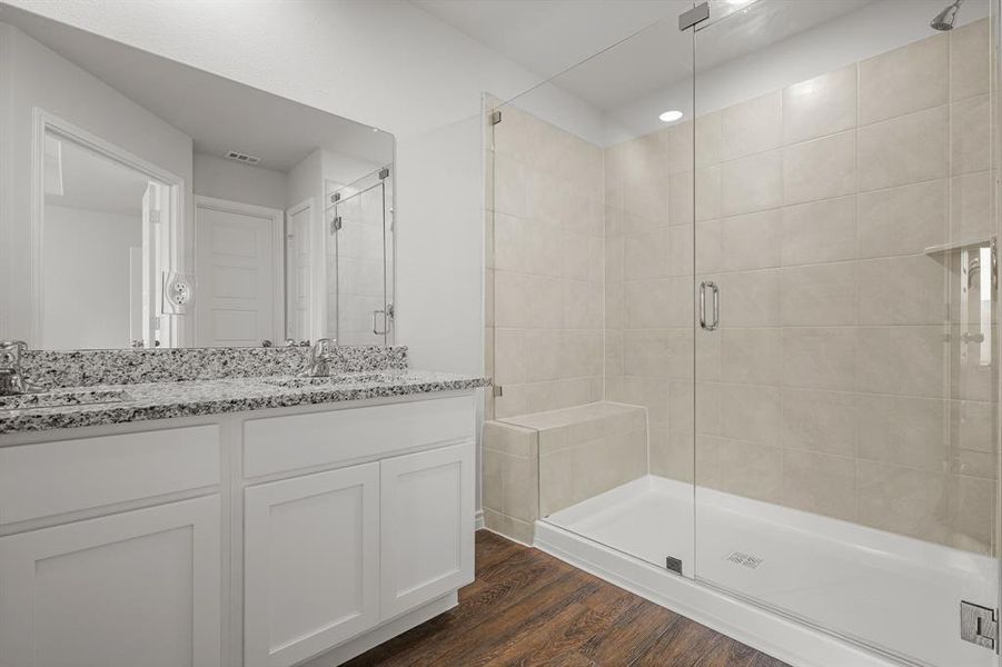 Furnished interior view inside a new home in Retreat at Fossil Creek, Fort Worth (Image 4).