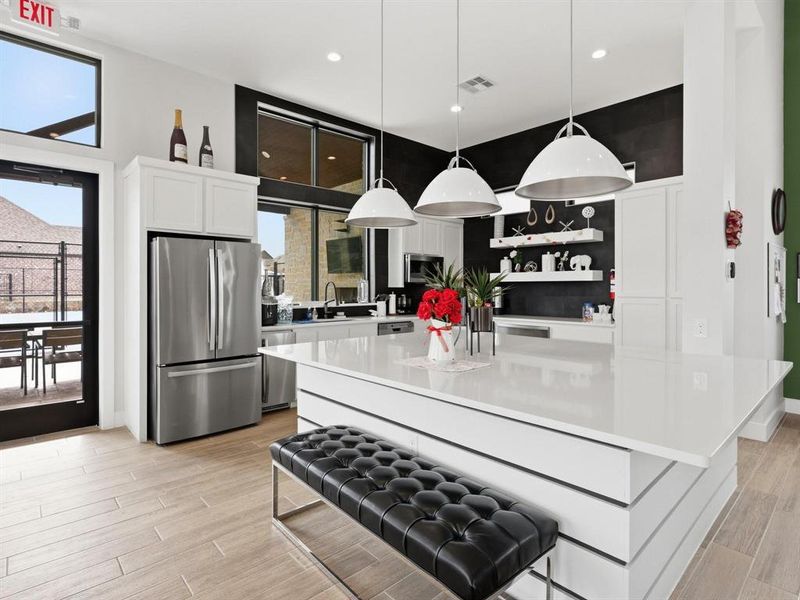 Clubhouse kitchen. Clubhouse kitchen.