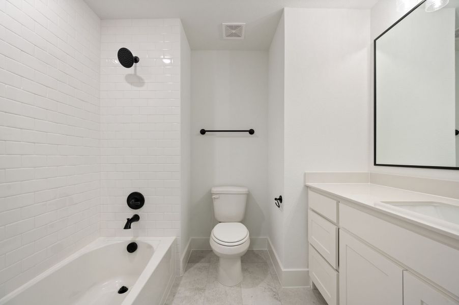 Representative furnished interior of a home built from the Ashley by Our Country Homes in Parks of Aledo, Aledo (Image 41).