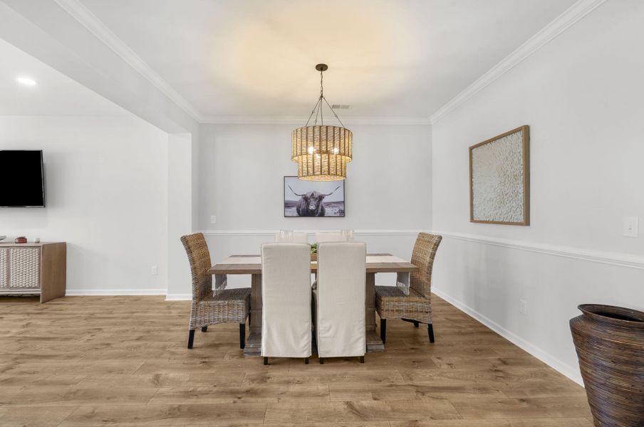 Furnished interior view inside a new home in High Point at Foxbank, Moncks Corner (Image 11).