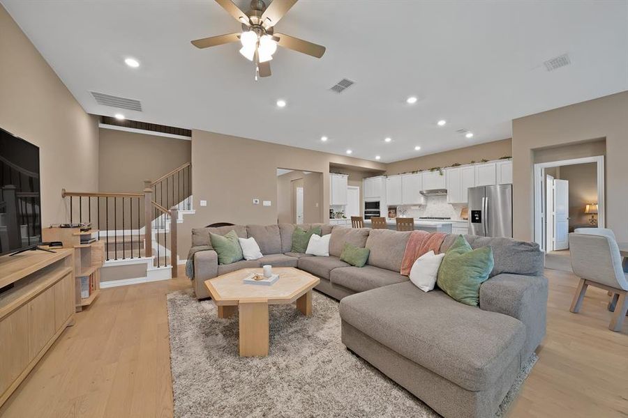 Furnished interior view inside a new home in , Princeton (Image 38).
