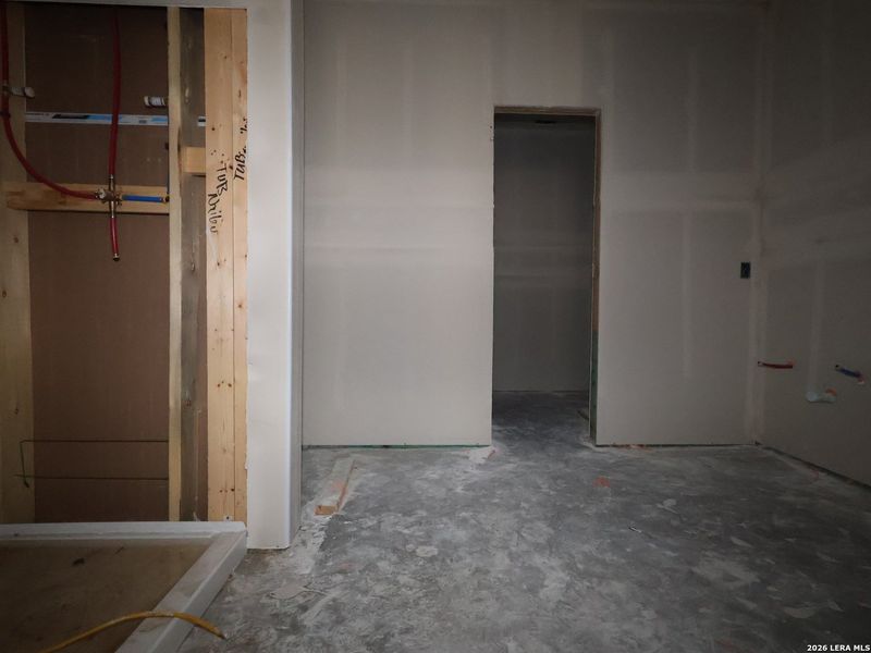 In-progress construction of a new home in Mesquite Ridge, San Antonio, TX (Image 38).