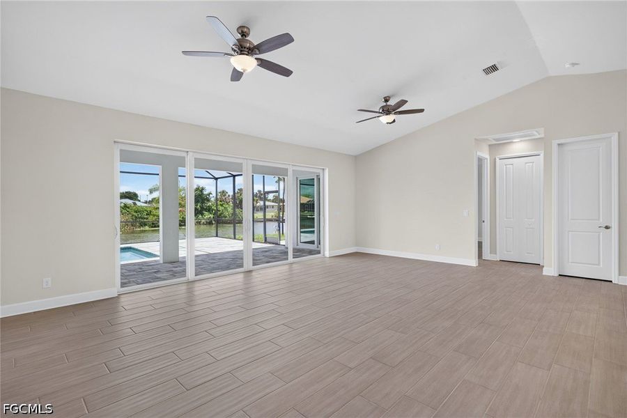 Spacious, unfurnished interior of a new home in Cape Coral, Cape Coral (Image 16). Spacious, unfurnished interior of a new home in Cape Coral, Cape Coral (Image 16).