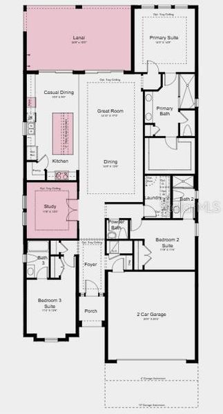 2D floor plan layout of this home in Coasterra Community Group Page, Palmetto, FL (Image 2). 2D floor plan layout of this home in Coasterra Community Group Page, Palmetto, FL (Image 2).