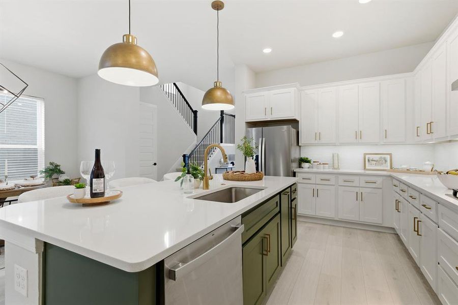 Furnished interior view inside a new home in , Fort Worth (Image 9). Furnished interior view inside a new home in , Fort Worth (Image 9).