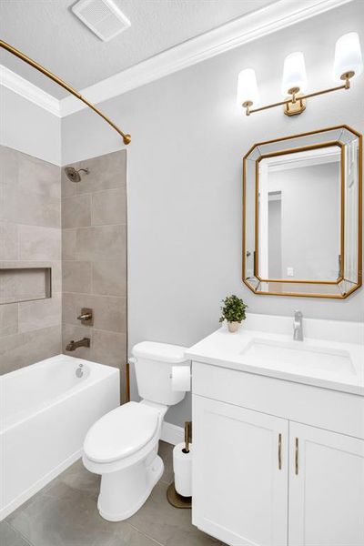 Furnished interior view inside a new home in , Palm Harbor (Image 7).