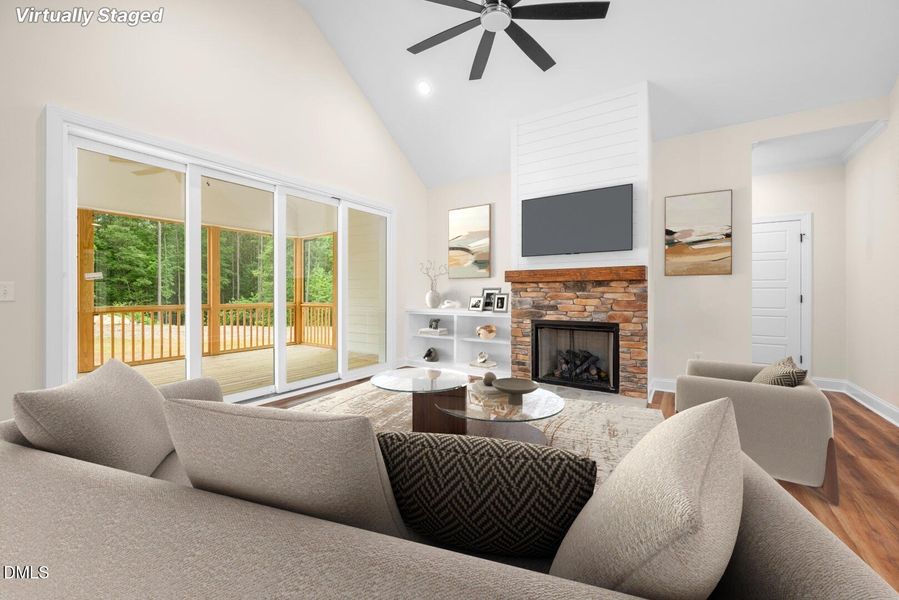 Staged family Staged family