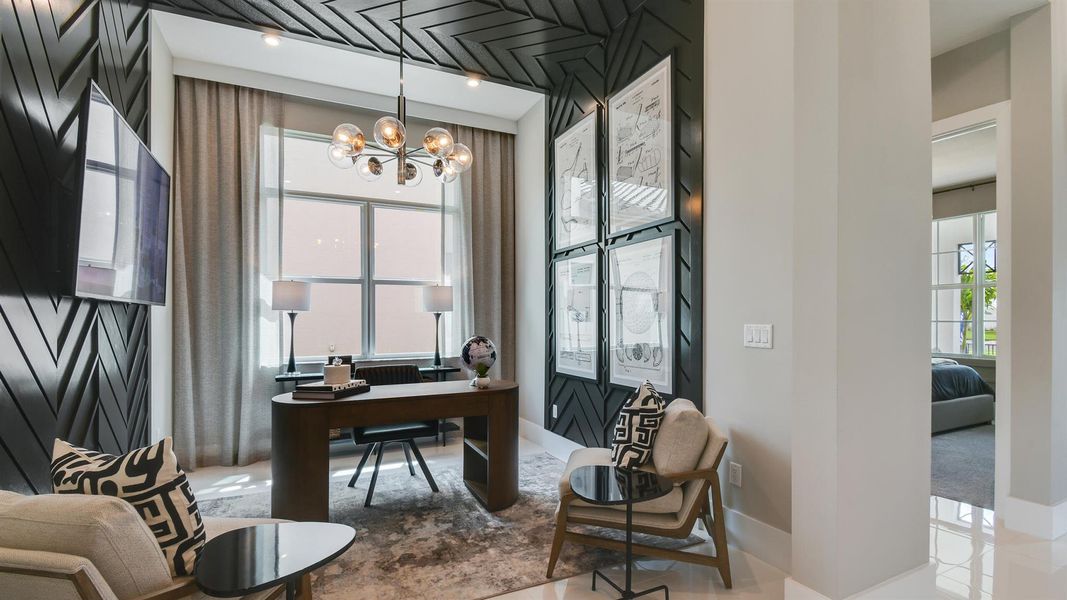 Furnished interior view inside a new home in Mosaic, Port St. Lucie (Image 7).
