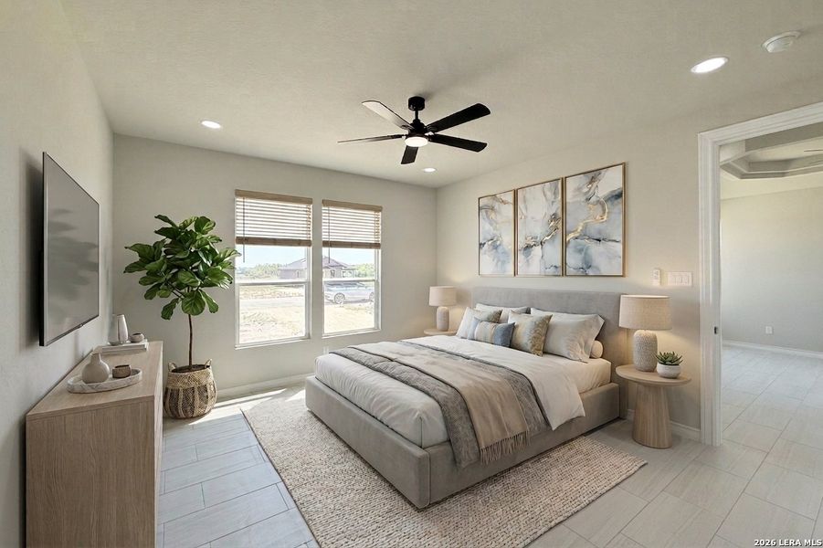 Furnished interior view inside a new home in , La Vernia (Image 10).