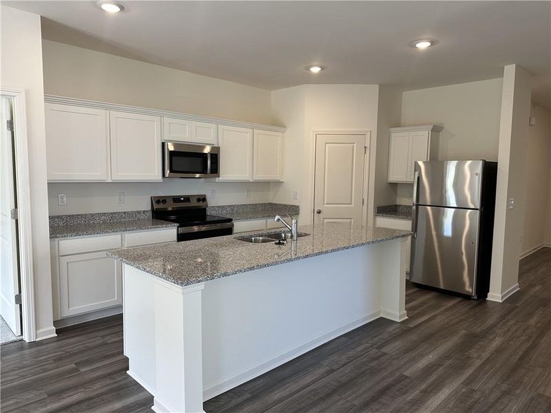 Furnished interior view inside a new home in Crescent Pointe, Carrollton (Image 3). Furnished interior view inside a new home in Crescent Pointe, Carrollton (Image 3).