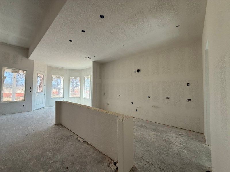 In-progress construction of a new home in Oak Grove Addition, Springtown, TX (Image 12).