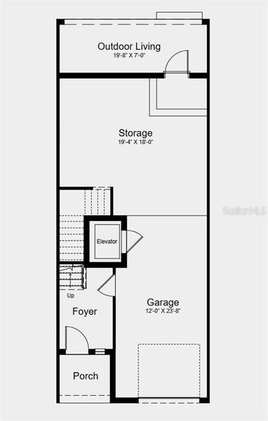 2D floor plan layout of this home in Seahaven, Punta Gorda, FL (Image 3).