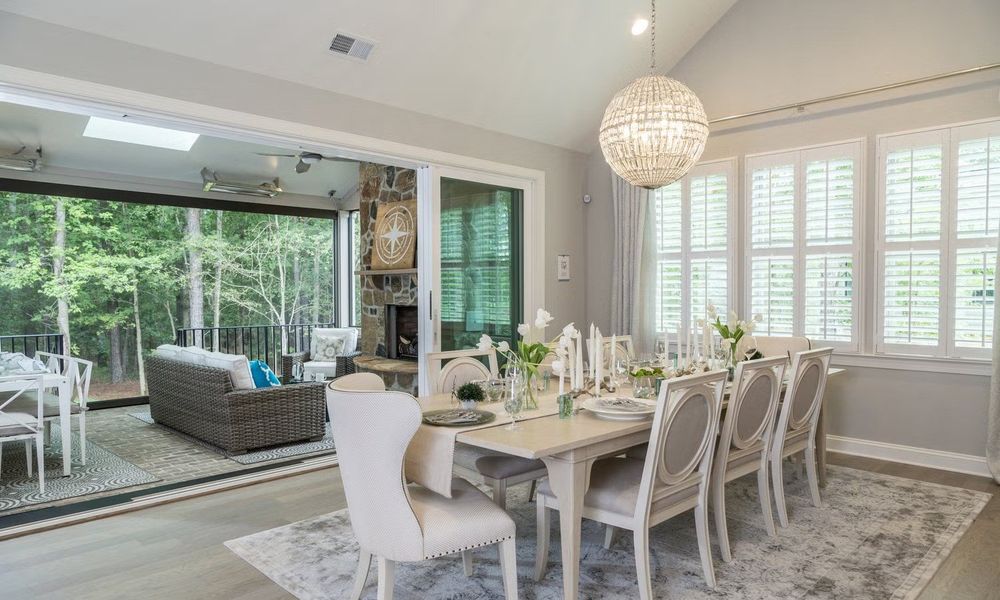Representative furnished interior of a home built from the Santa Fe Ranch by Classica Homes in McLean - South Shore, Clover (Image 24). Representative furnished interior of a home built from the Santa Fe Ranch by Classica Homes in McLean - South Shore, Clover (Image 24).