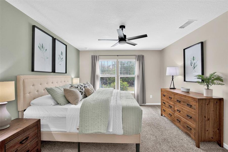 Furnished interior view inside a new home in Sawmill Branch, Palm Coast (Image 35).