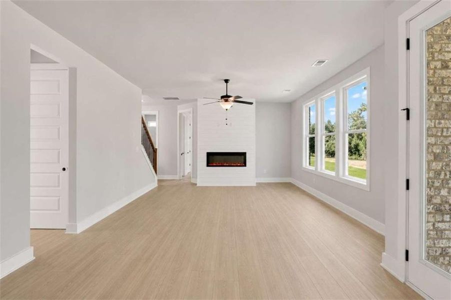 Spacious, unfurnished interior of a new home in Patillo Manor, Stockbridge (Image 31). Spacious, unfurnished interior of a new home in Patillo Manor, Stockbridge (Image 31).