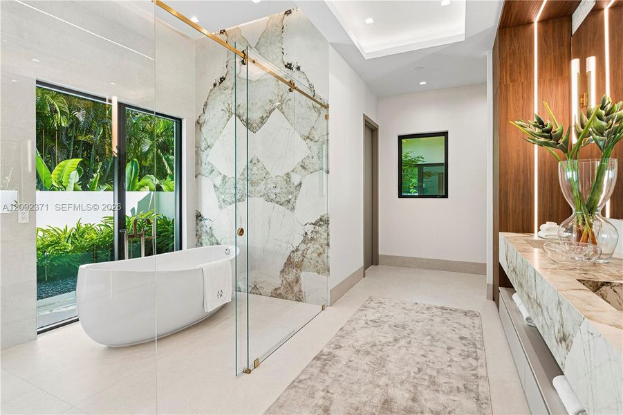 Furnished interior view inside a new home in , Pinecrest (Image 48).