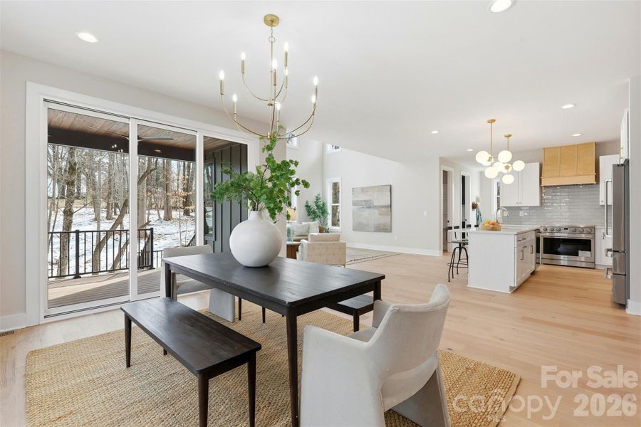 Furnished interior view inside a new home in , Lincolnton (Image 5).