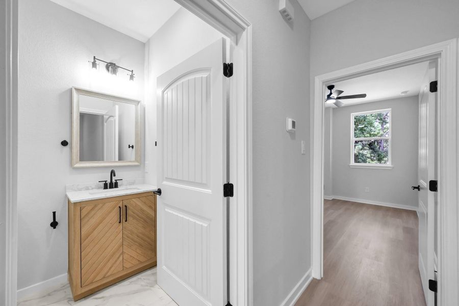 Furnished interior view inside a new home in , Willis (Image 4).