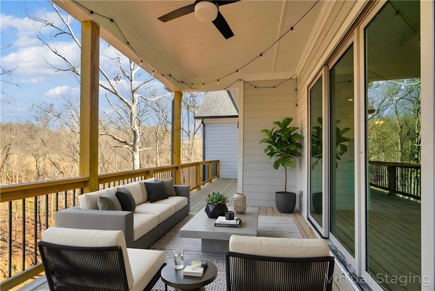 Exterior details and patio area of a home in , Gainesville (Image 3).