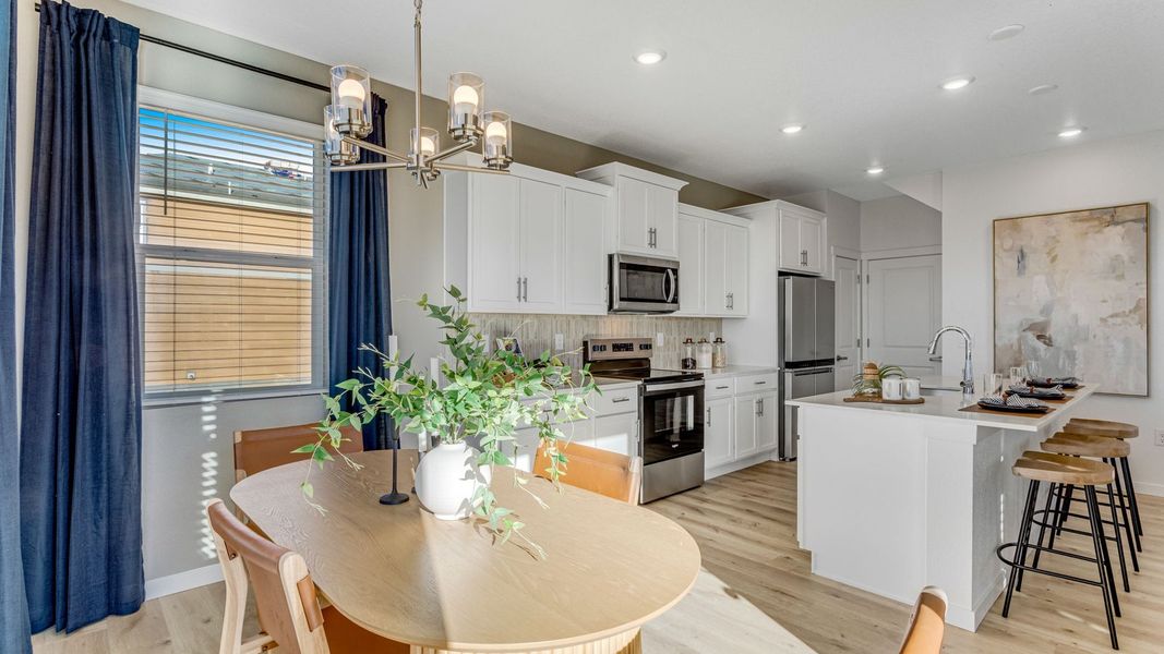 Furnished interior view inside a new home in Prairie Song, Windsor (Image 5).