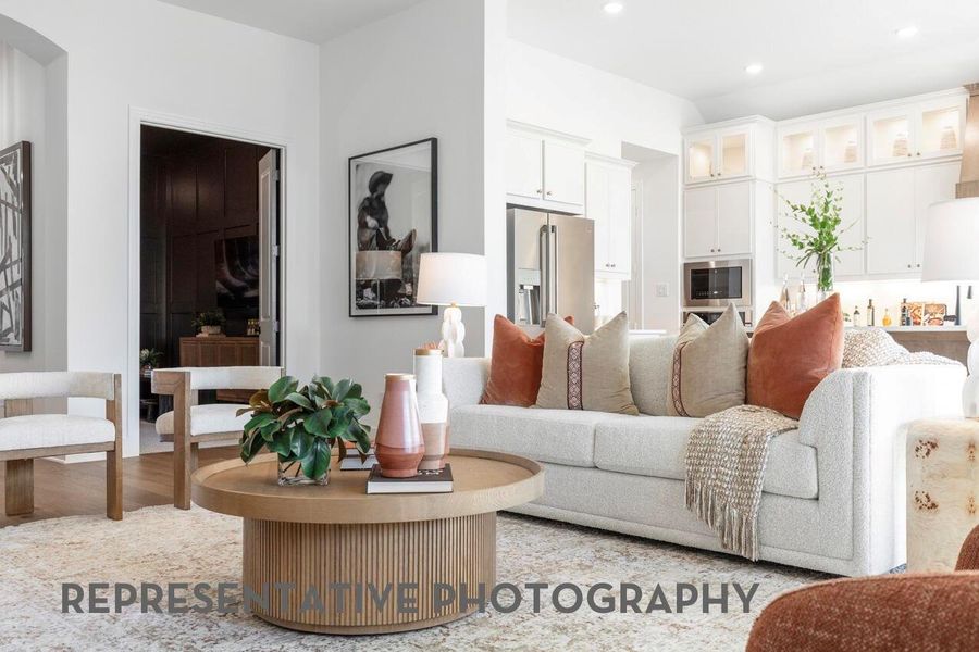 Furnished interior view inside a new home in Riceland, Mont Belvieu (Image 31).