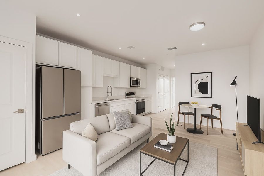 Furnished interior view inside a new home in The Scene at Sloan's Lake, Denver (Image 5).