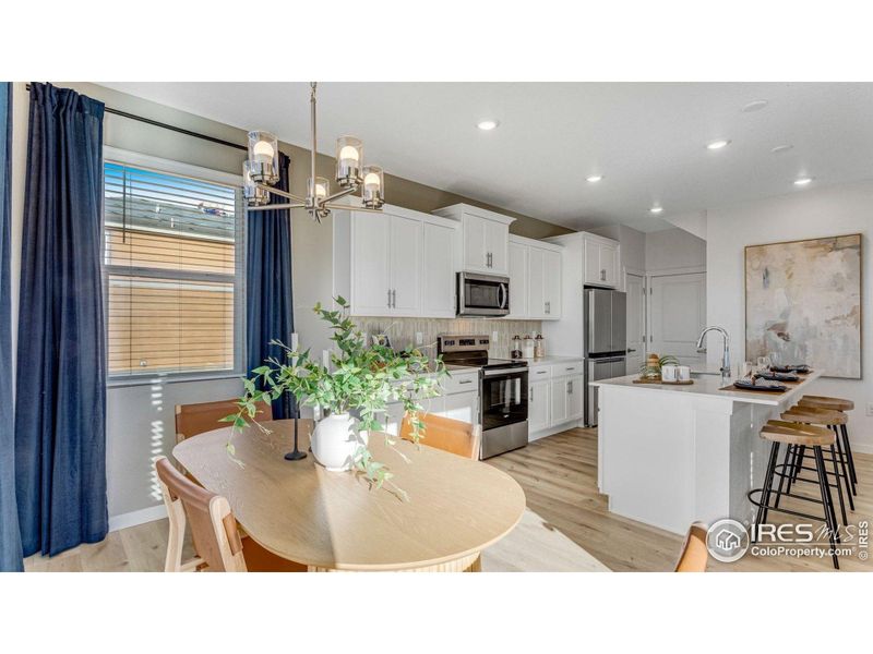Furnished interior view inside a new home in Prairie Song, Windsor (Image 12).