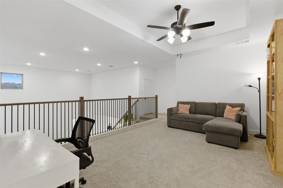 Furnished interior view inside a new home in Wolf Ranch, Georgetown (Image 22).