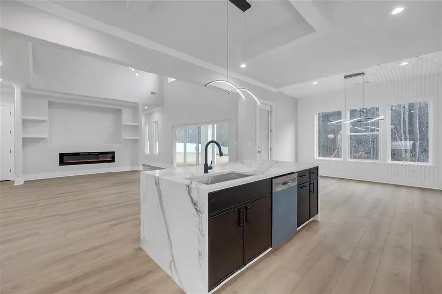 Furnished interior view inside a new home in , Oxford (Image 8).