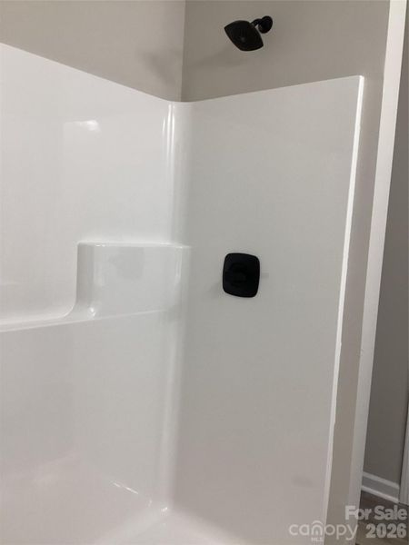 Master shower