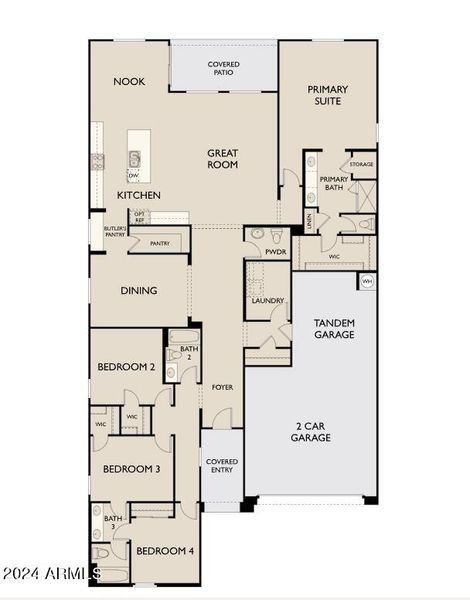 Jade R garage floorplan