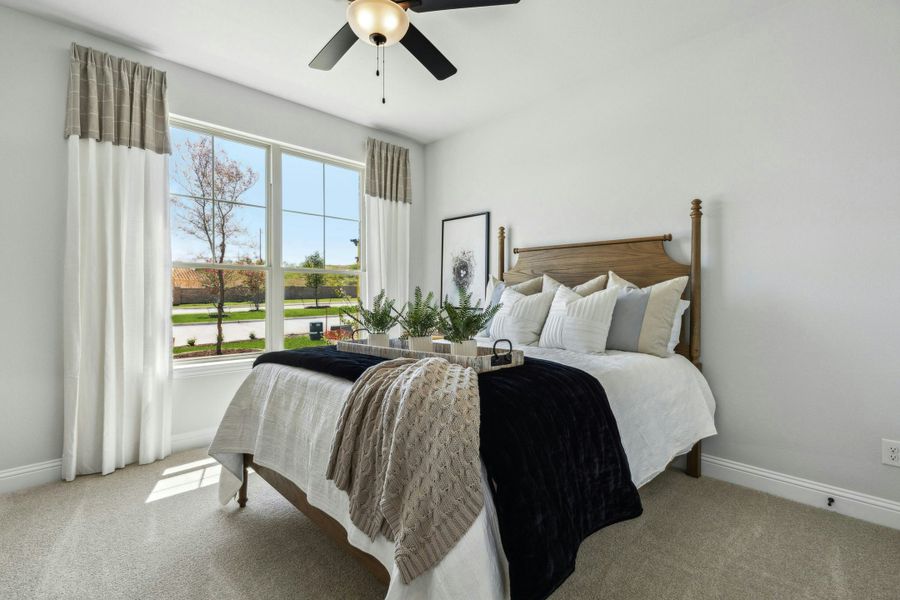 Representative furnished interior of a home built from the Willow by Kindred Homes in Dominion Park, Red Oak (Image 46).
