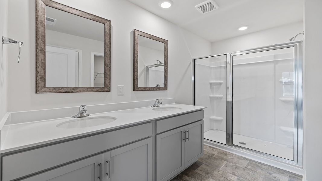 Furnished interior view inside a new home in Chestnut Ridge, Greenville (Image 10). Furnished interior view inside a new home in Chestnut Ridge, Greenville (Image 10).