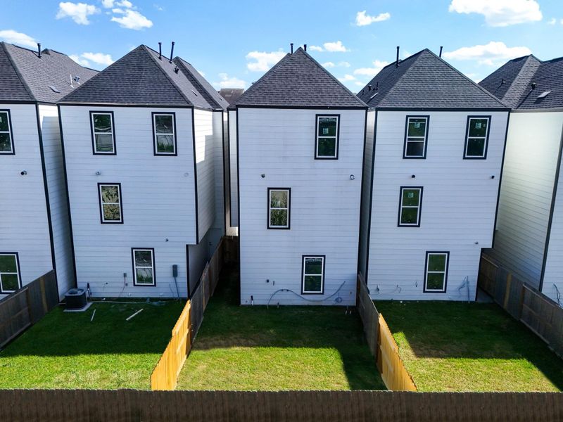 Exterior details and patio area of a home in , Houston (Image 3).