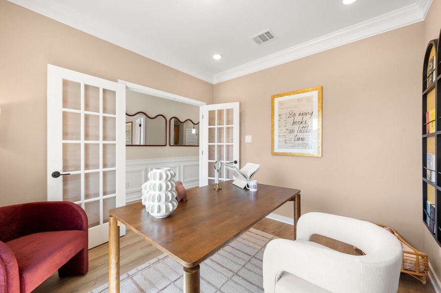 The Oakshire II- Study with French Doors