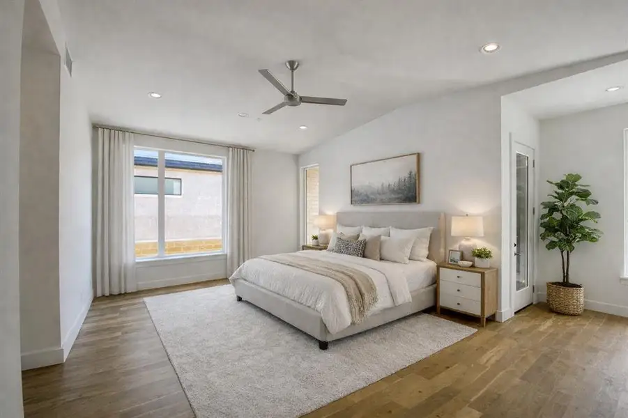 Furnished interior view inside a new home in , Dallas (Image 4).