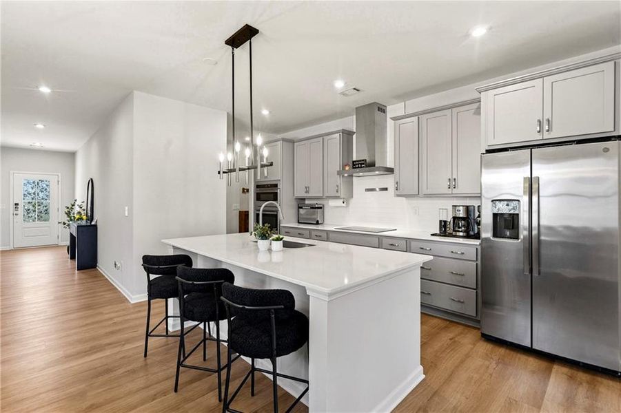 Furnished interior view inside a new home in Annsbury Park, Lilburn (Image 14).