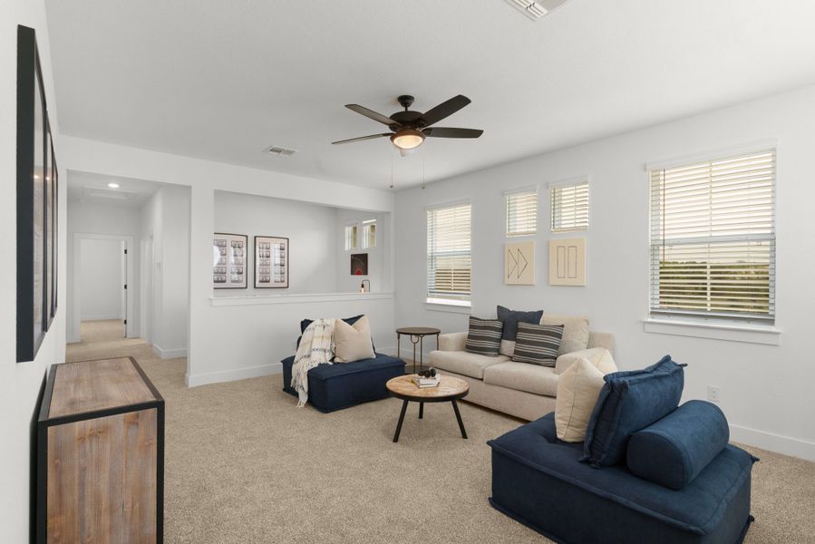 Furnished interior view inside a new home in Broken Oak, Georgetown (Image 12).