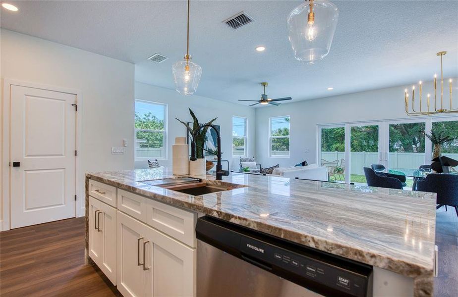 Furnished interior view inside a new home in , Palm Harbor (Image 47).