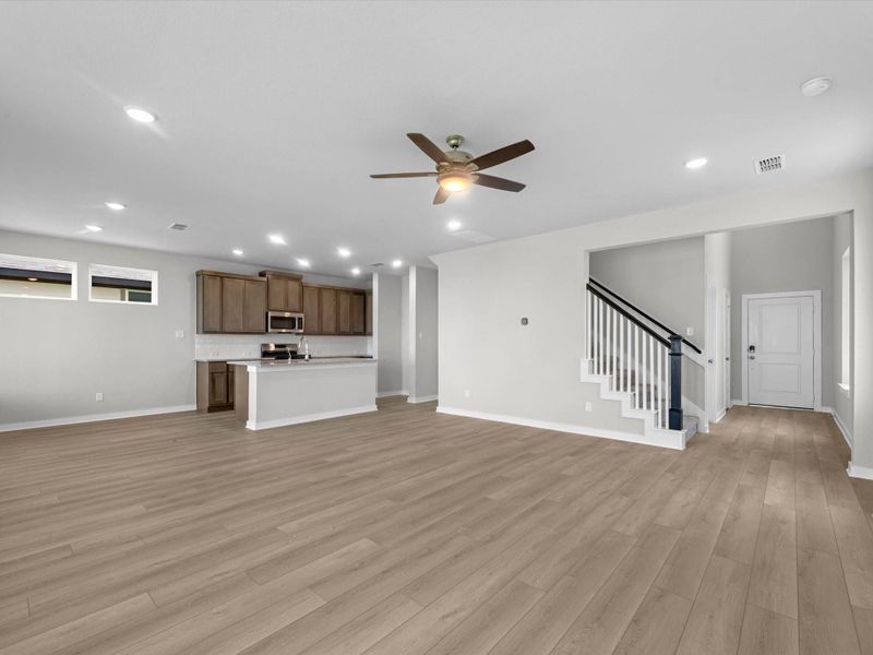 Spacious, unfurnished interior of a new home in Mason Woods, Cypress (Image 12). Spacious, unfurnished interior of a new home in Mason Woods, Cypress (Image 12).