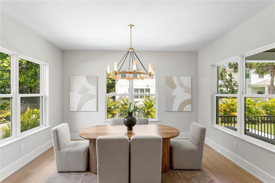 Furnished interior view inside a new home in , Tampa (Image 13).