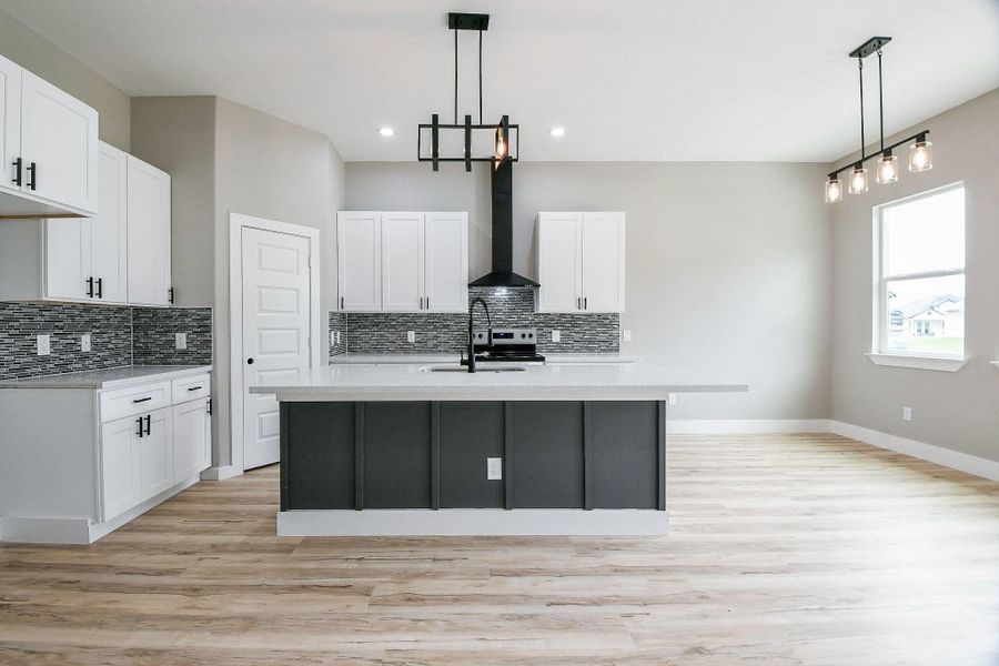 Furnished interior view inside a new home in , Livingston (Image 8).