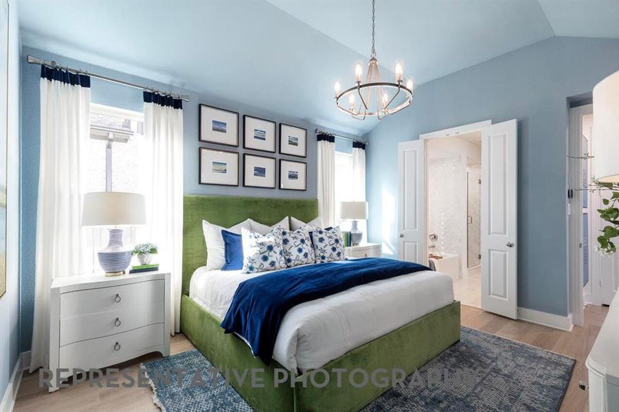 Furnished interior view inside a new home in Goodland, Midlothian (Image 27).